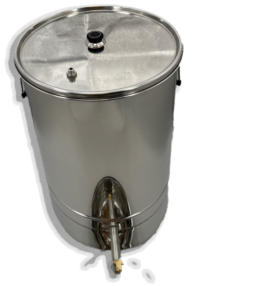 Dampfwachsschmelzer rund Edelstahl 53 cm Durchmesser bis zu 30 Waben