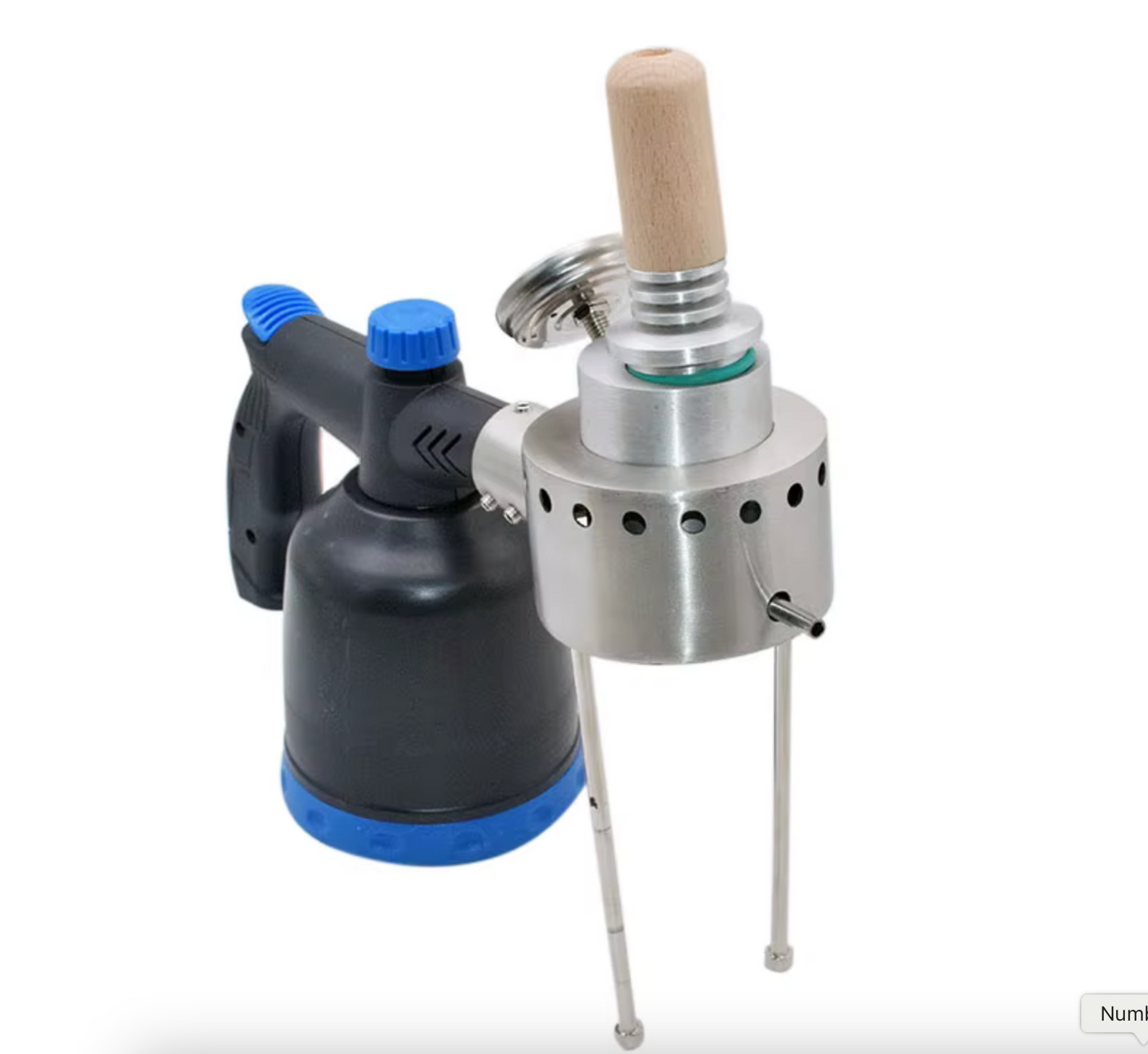 Oxalsäure Verdampfer Sublimator mit Gas Brenner und Thermometer  Varroa Varrox Sublimox