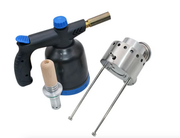 Oxalsäure Verdampfer Sublimator mit Gas Brenner und Thermometer  Varroa Varrox Sublimox