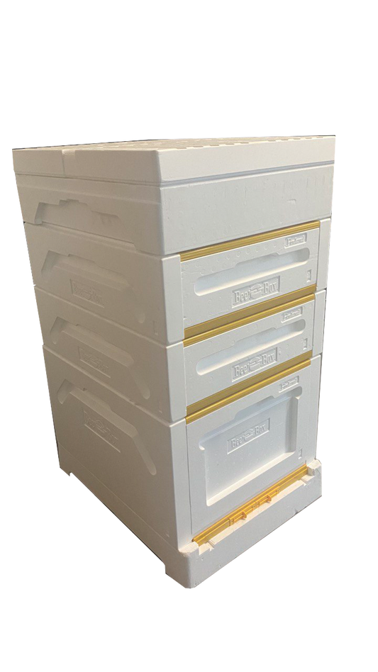 Paradise Honey BeeBox Grundset Dadant US Honigraum 159mm Rähmchen Styropor Langstroth 2/3