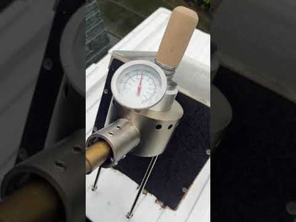 Oxalsäure Verdampfer Sublimator mit Gas Brenner und Thermometer  Varroa Varrox Sublimox